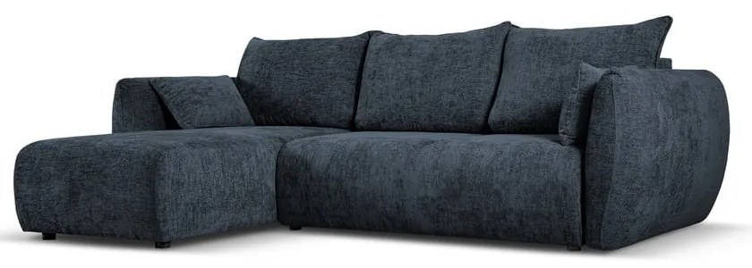 Divano angolare blu scuro (angolo sinistro) Matera - Cosmopolitan Design