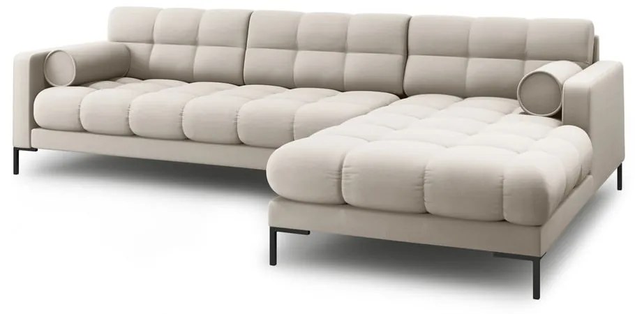 Divano angolare beige (angolo destro) Bali - Cosmopolitan Design