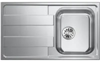 Lavello EVHOC serie AURA S 86x50 cm 1 vasca destra + gocciolatoio acciaio inox AISI 304 03AURADS