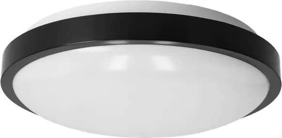 Plafoniera 2xE27/40W/230V diametro 29,5 cm nero