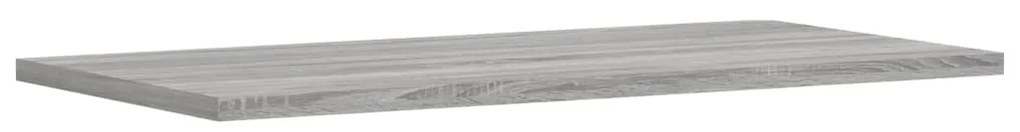 Mensole Parete 4pz Grigio Sonoma 60x30x1,5cm Legno Multistrato