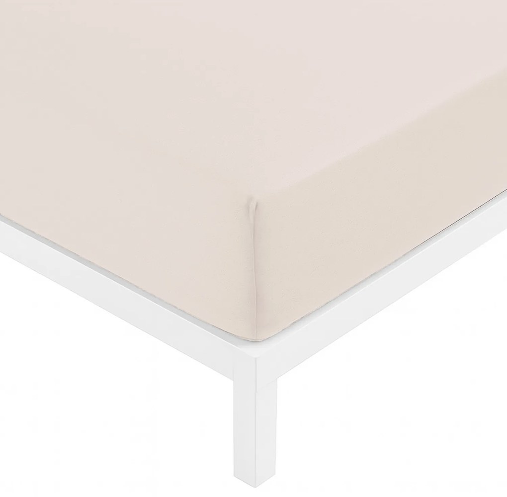 Lenzuolo con angoli matrimoniale crema Datex