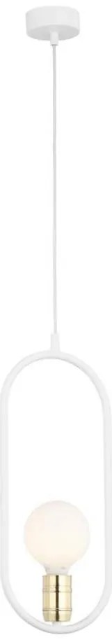 Jupiter 1821 - PI1 E27 - Lampadario a sospensione con filo PONTI 1xE14/40W/230V bianco