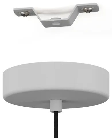 Eglo 390226 - Lampadario a sospensione con filo ESTEPONA 1xE27/40W/230V grigio