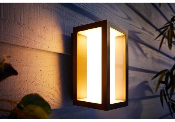 Philips 17429/30/P7 - LED RGB Lampada da esterno Hue IMPRESS 2xLED/8W/230V IP44