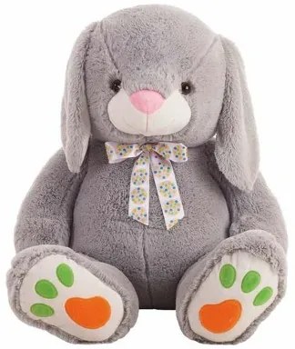 Peluche Dido Coniglio Grigio 90 cm