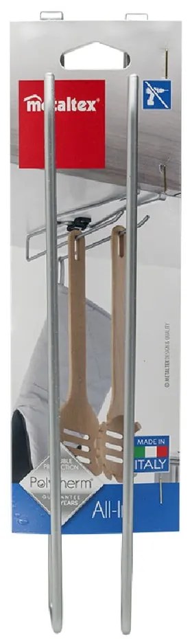 Supporto da appendere per tazze, bicchieri o strofinacci da cucina , lunghezza 8 cm - Metaltex