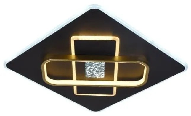 Plafoniera LED dimmerabile LED/90W/230V nero + telecomando