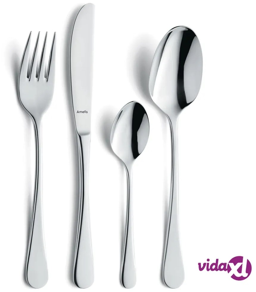 Amefa Set di Posate 24 pz Rebecca Argento Lucido