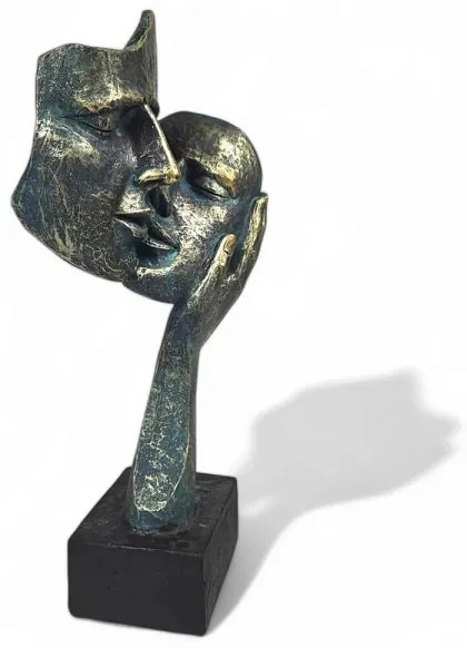 Decorazione da tavolo 35x22x13 cm resina/patina