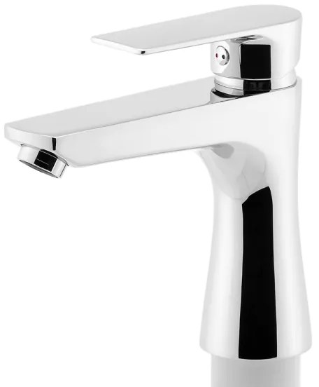 FERRO - Miscelatore per lavabo + piletta ALGEO SQUARE cromo lucido