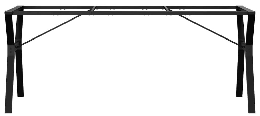 Telaio gambe a y per tavolo da pranzo 180x80x73 cm in ghisa