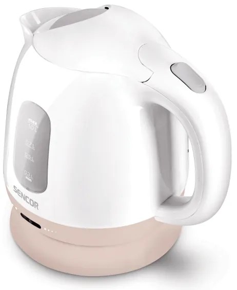 Sencor - Bollitore 1 l 1100W/230V bianco/rosa
