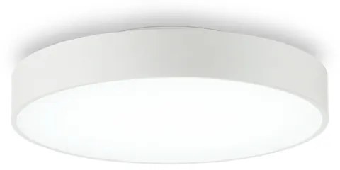 Plafoniera Moderna Halo Alluminio Bianco Led 26W 3000K Luce Calda