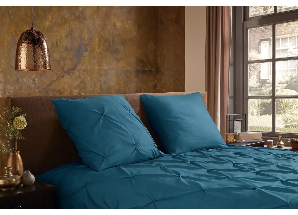 Set lenzuola letto matrimoniale in microfibra verde 200x220 cm Pure Elegance - Good Morning