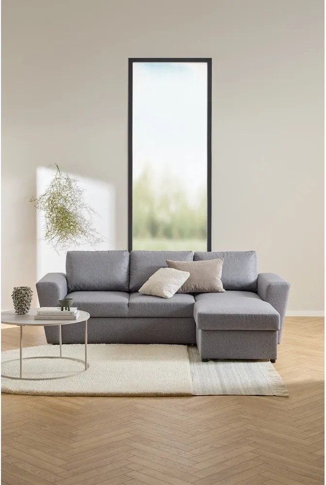 Tavolino da salotto rotondo grigio in acciaio ø 80 cm Seaford – Actona