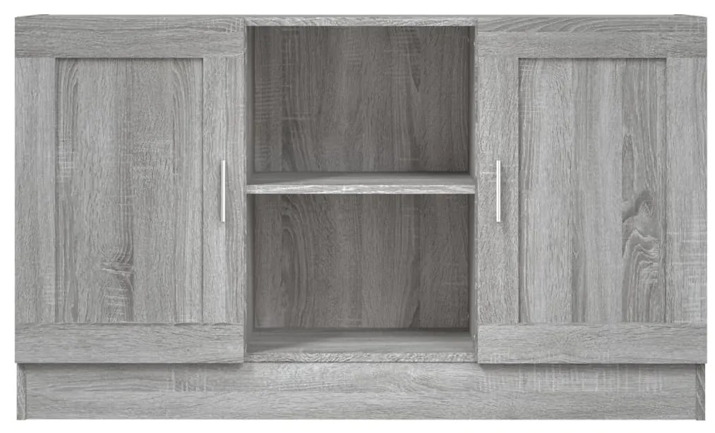 Credenza Grigio Sonoma 120x30,5x70 cm in Legno Multistrato