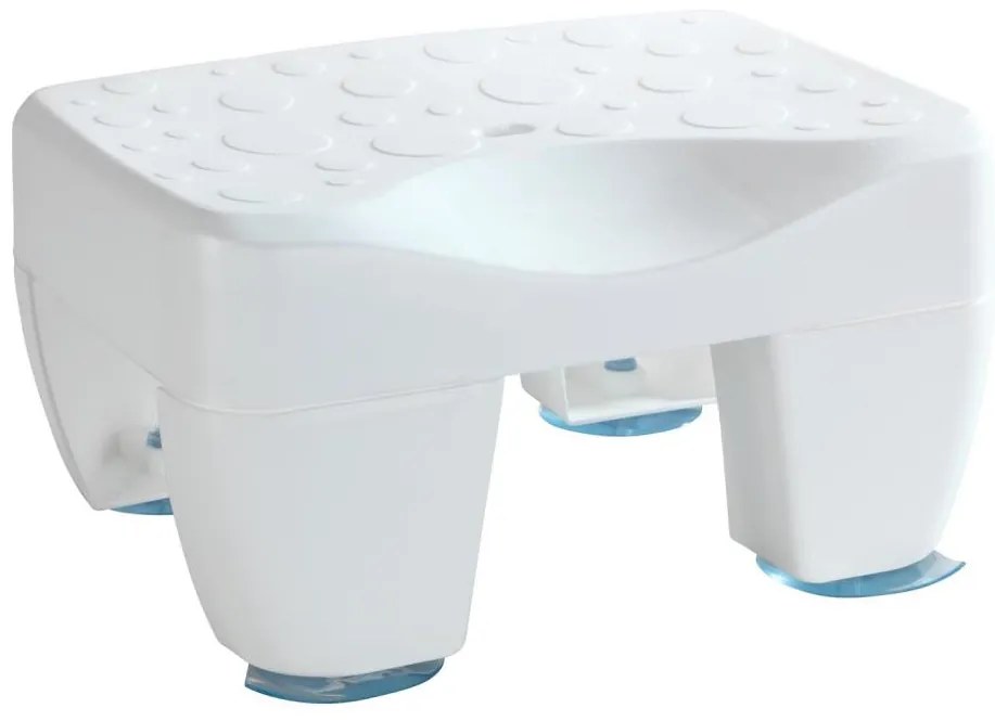 WENKO 73361100-Sgabello per vasca SECURA 40x31 cm bianco/trasparente