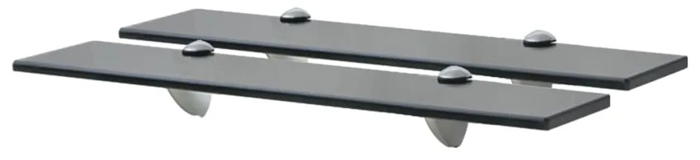 Mensole Galleggianti 2 Pz İn Vetro 50x20 Cm 8 Mm /