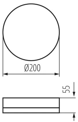 Kanlux 37291 - Plafoniera LED tecnica IPER LED/19W/230V IK10 IP65 arrotondato bianco