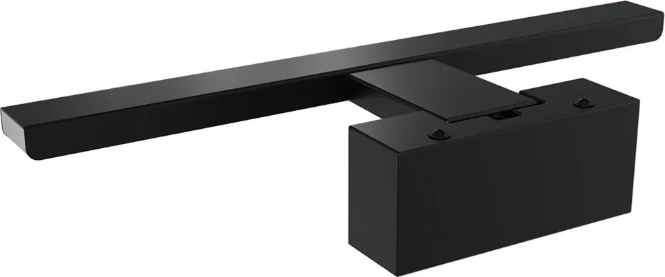 Lampada LED da Specchio 30cm Nera 6W IP54 Tripla Installazione Colore Bianco Naturale 4.000K