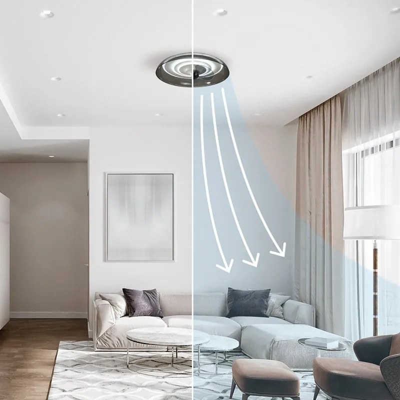 Ventilatore da soffitto Javilex grigio , D. 48 cm SULION