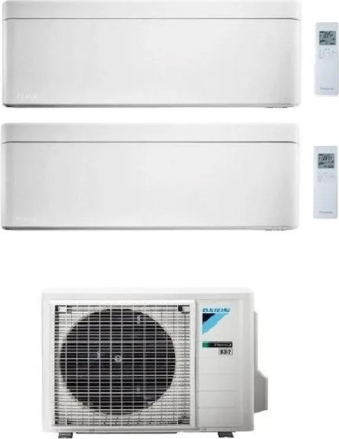Daikin - Condizionatore dualsplit serie Stylish 9000+12000 Btu codice prod: FTXA25CW FTXA35CW 2MXM40A
