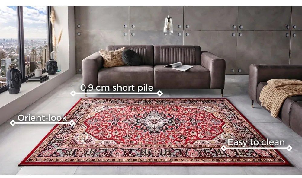 Tappeto rosso , 80 x 150 cm Skazar Isfahan - Nouristan
