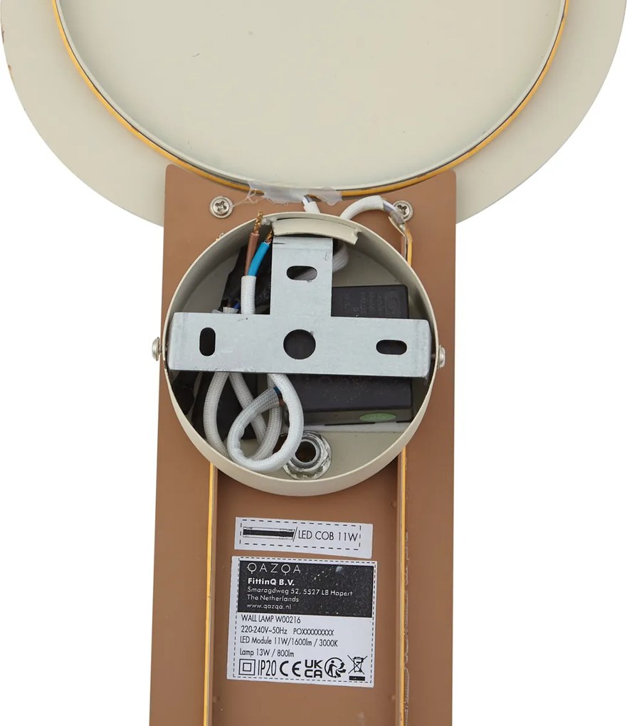 Lampada da parete per bambini arancione con LED dimmerabile a 3 livelli - Gigi la Giraffa