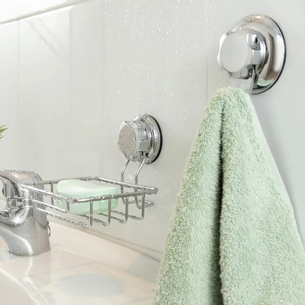 Dispenser di sapone in acciaio autoportante in argento Bestlock Bath - Compactor