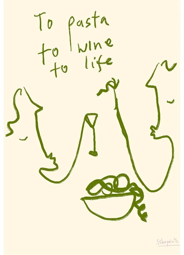 Poster 30x40 cm To Life – Ruby Hughes – The Poster Club