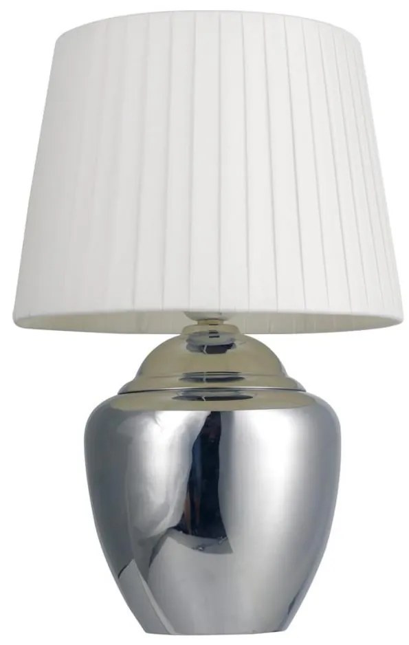 Lampada da tavolo 1xE27/25W/230V cromo lucido
