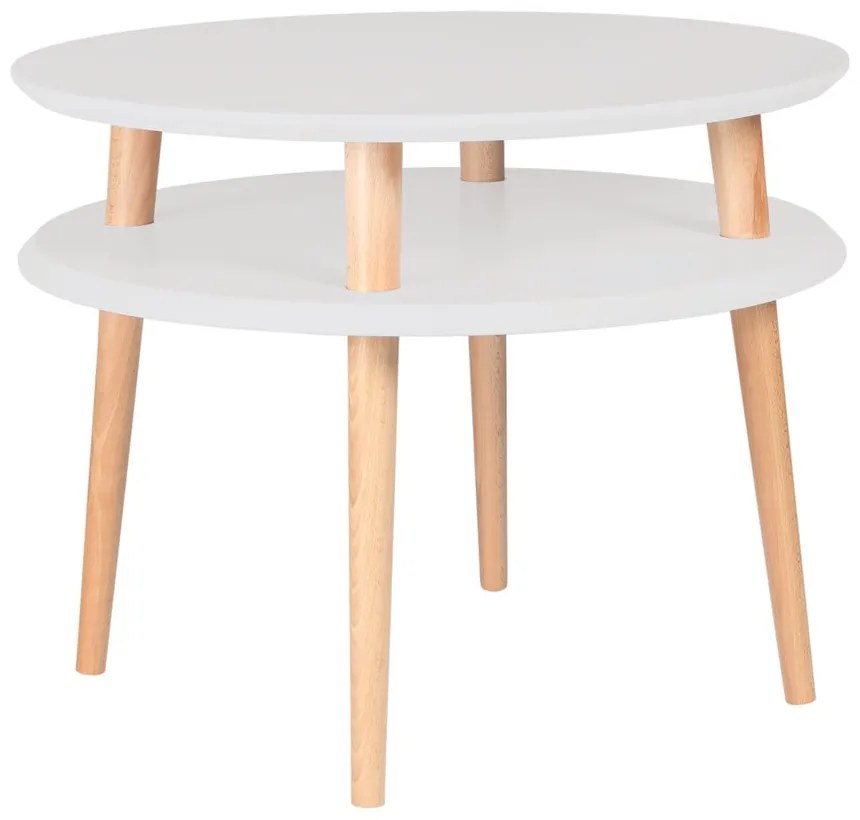 Tavolino grigio chiaro UFO, ⌀ 57 cm - Ragaba