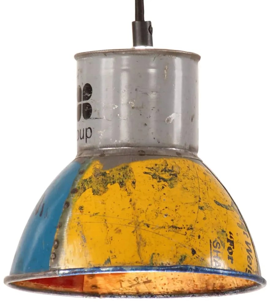 Lampada Sospesa Industriale 25 W Multicolore Rotonda 17 Cm E27 /
