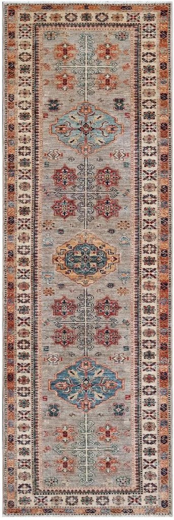 Kazak Tappeto orientale 250x80 (Pakistan) Annodato A Mano
