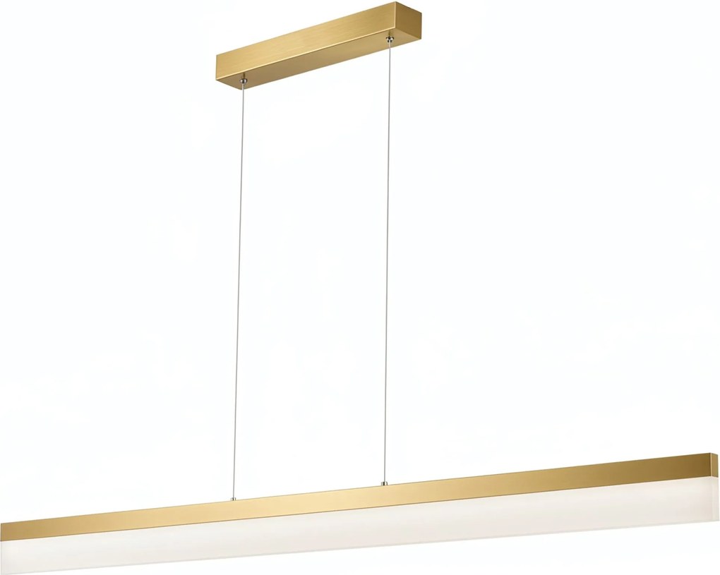Lampada da soffitto LED APP1694-CP 120 cm Brush Gold