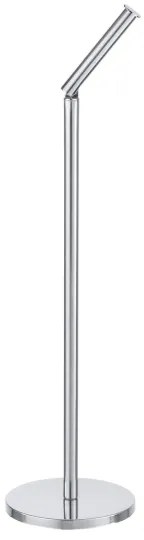 WENKO 19637100 - Portarotolo per carta igienica 21x55 cm in acciaio inox/argento