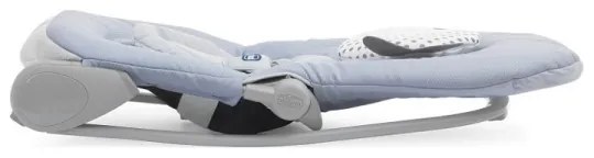 Chicco - Sdraietta vibrante per bambini con melodia BALLOON Dots 2xAA + 1xLR20 blu