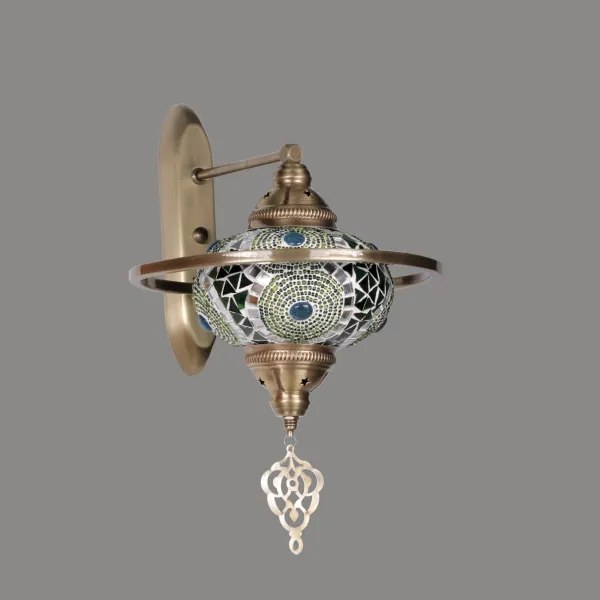 Lampada da parete YENI 1xE27/40W/230V finitura bronzo