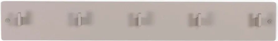 Attaccapanni da parete grigio tortora in metallo 70 cm Leatherman – Spinder Design