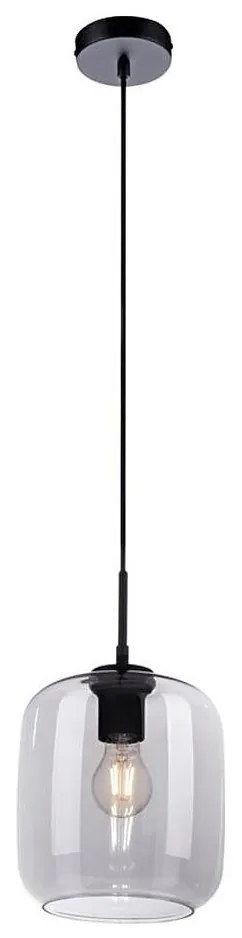 Paul Neuhaus 2002-25 - Lampadario a sospensione con filo SHITAKE 1xE27/10W/230V diametro 20 cm fumé