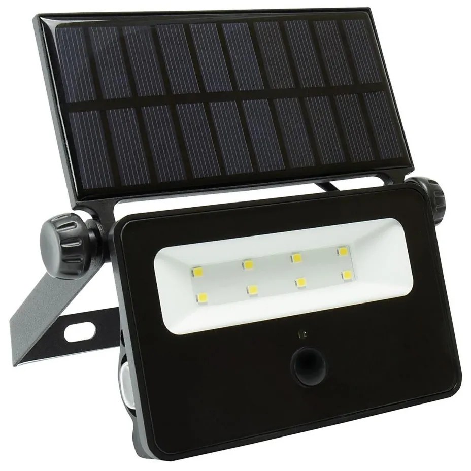 Riflettore LED solare con sensore NOCTIS LED/2W/1800 mAh 3,7V 6000K IP65