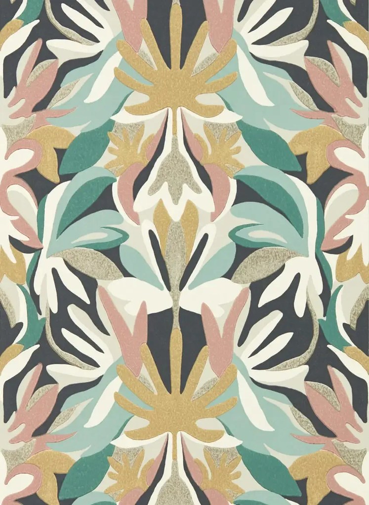 Harlequin Carta da parati Melora - Positano/ Succulent/ Gold