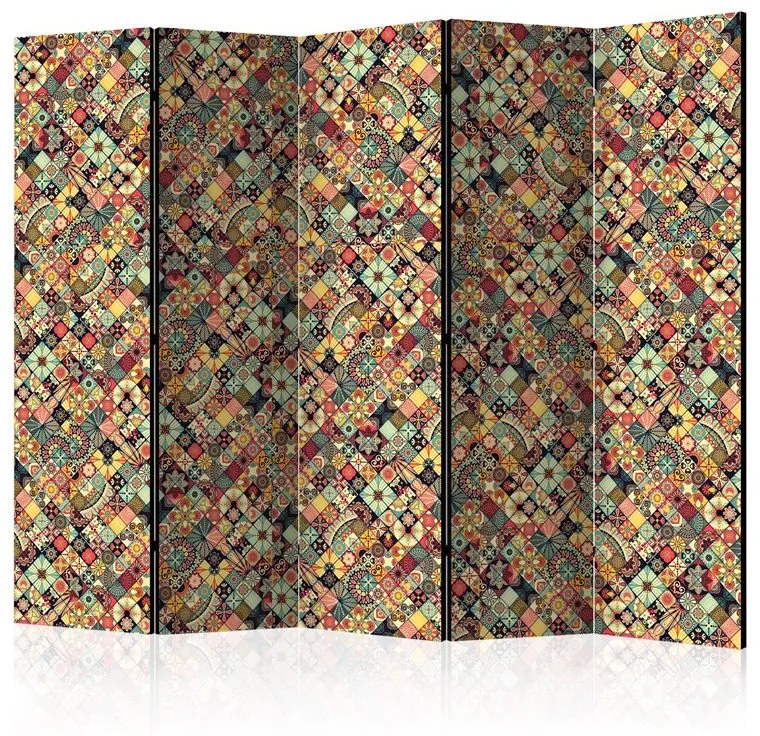 Paravento  Rainbow Mosaic II [Room Dividers]  Colore ---, Dimensioni e Misure 225x172