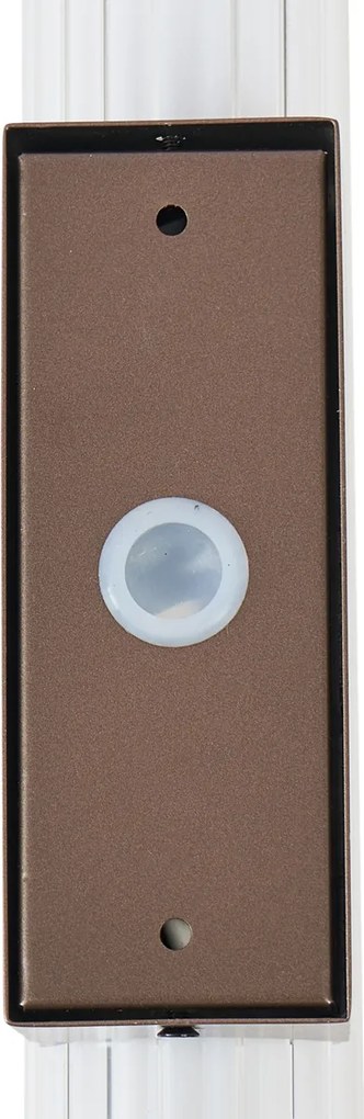 Lampada da parete retrò bronzo 40,4 cm con LED IP44 - Coco