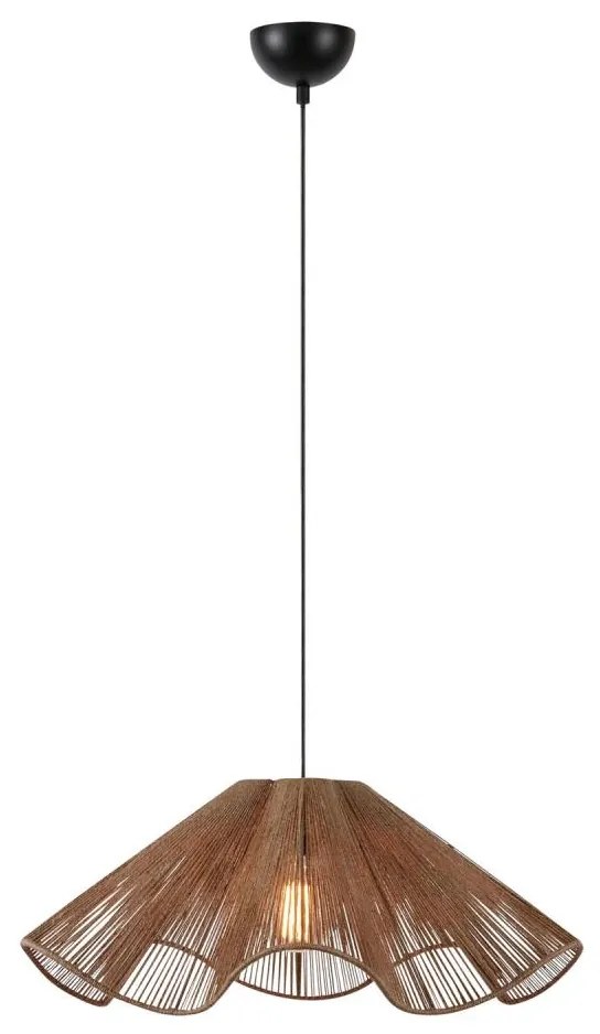 Markslöjd 108681 - Lampadario a sospensione con filo NAMI 1xE27/40W/230V marrone