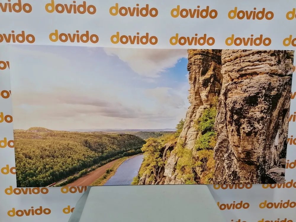 Stampa su tela – Vista sul fiume Elba