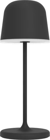 Eglo 901877 - Lampada da tavolo ricaricabile LED dimmerabile per esterni MANNERA-S LED/1,8W/5V IP54 nera