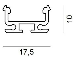 Profilo CESTAL00002 | alluminio anodizzato |