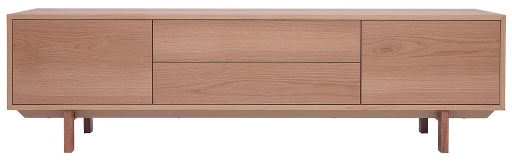 Mobile TV scandinavo legno chiaro L180 cm SID